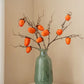 Forest Green Hand-Blown Glass Vase–Handcrafted Crystal Home Decor Inspired by Nature