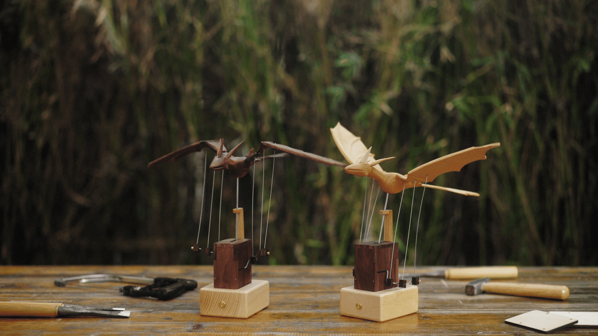 Handcrafted Wooden Dragon Automaton(Launched on Kickstarter)