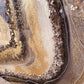 Resin Wall Geode Art Big to Huge Painting Quartz Glass Original Abstract Modern Silver Gold Gray Crystal Foil Leaf