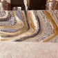Resin Wall Geode Art Big to Huge Painting Quartz Glass Original Abstract Modern Silver Gold Gray Crystal Foil Leaf