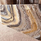 Resin Wall Geode Art Big to Huge Painting Quartz Glass Original Abstract Modern Silver Gold Gray Crystal Foil Leaf