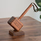Handcrafted Wooden Thor’s Hammer Magnetic Bottle Opener & Desk Sculpture