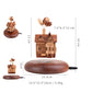 Handcrafted Magnetic Levitating Wooden Flying House