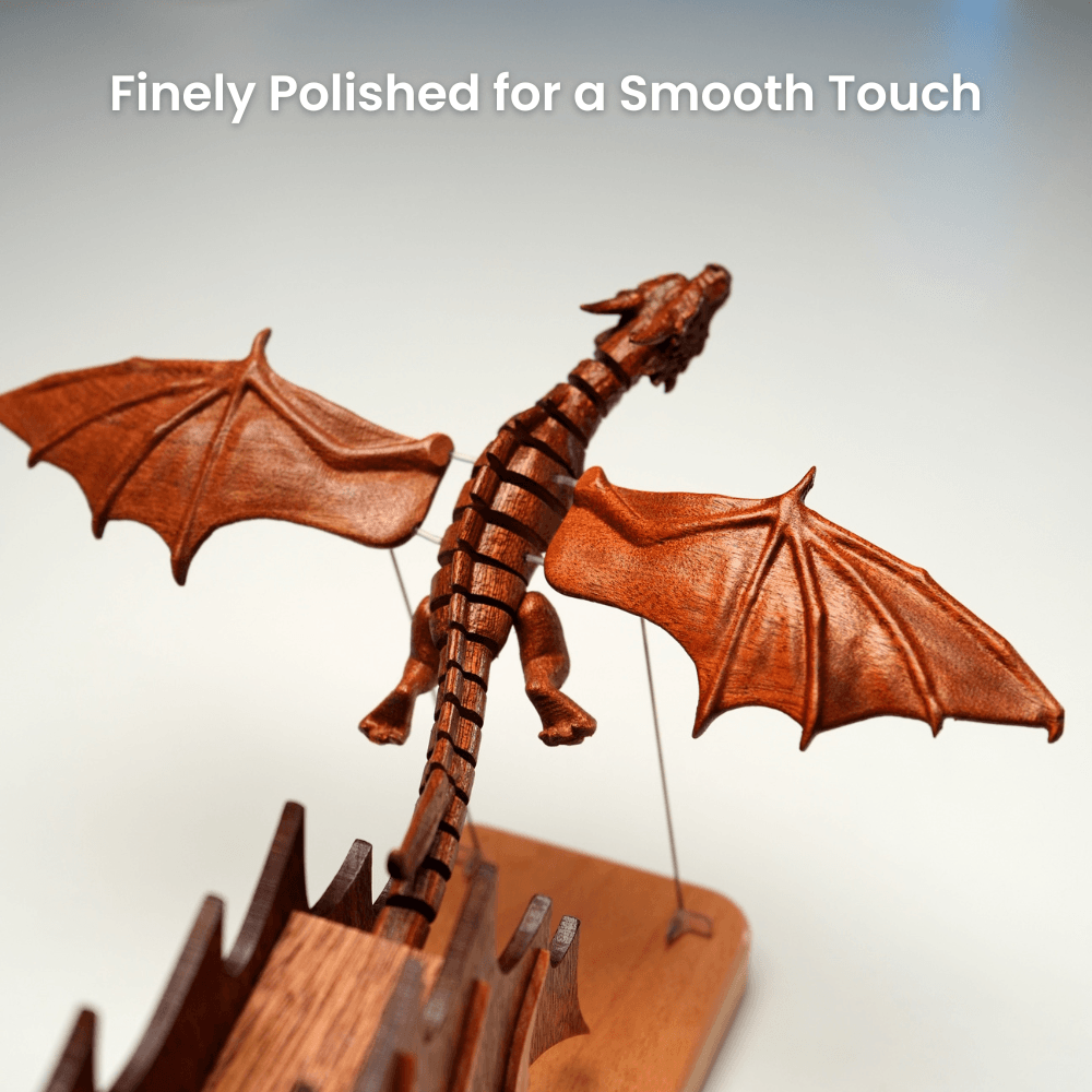 Wooden Gothic Dragon Automaton