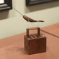 Artisan Wooden Whale Narwhale Automaton