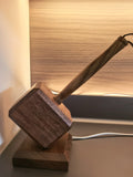 Handcrafted Wooden Thor’s Hammer Magnetic Bottle Opener & Desk Sculpture