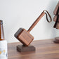 Handcrafted Wooden Thor’s Hammer Magnetic Bottle Opener & Desk Sculpture
