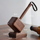 Handcrafted Wooden Thor’s Hammer Magnetic Bottle Opener & Desk Sculpture