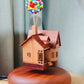 Handcrafted Magnetic Levitating Wooden Flying House