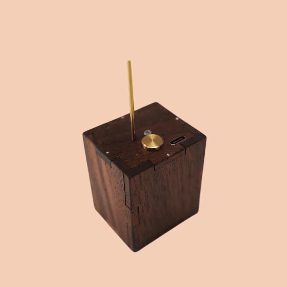 Handcrafted Wooden Bird Automaton with Adjustable Wing Motion