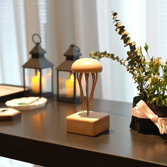 Artisan Wooden Jellyfish Automaton V1