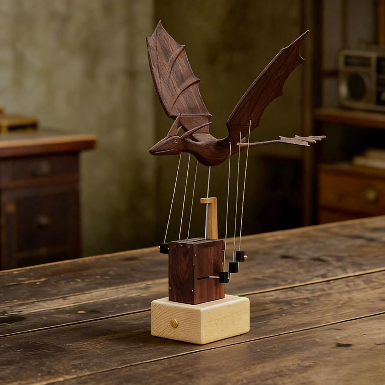 Handcrafted Wooden Dragon Automaton(Launched on Kickstarter)