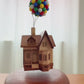 Handcrafted Magnetic Levitating Wooden Flying House
